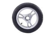 Plastic wheel with rubber tire (inflatable) PRO 700 front