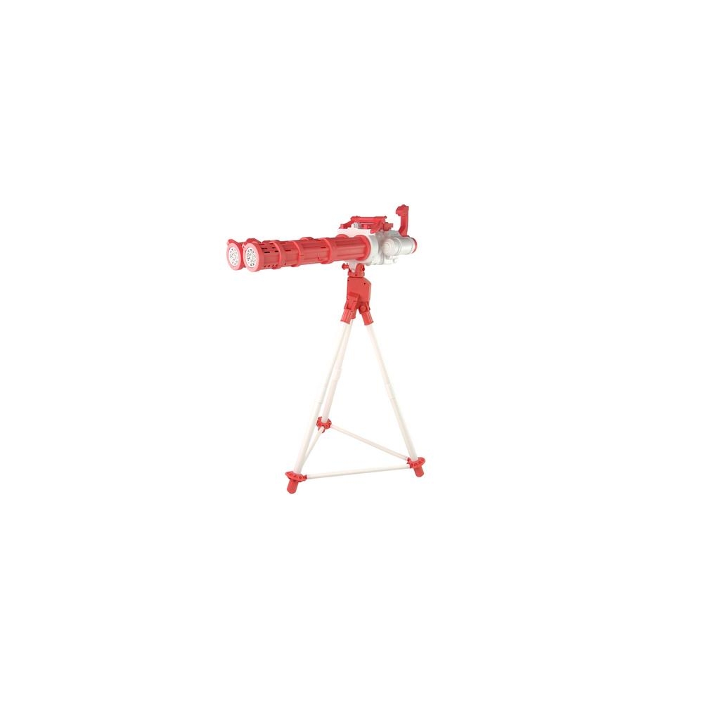Pistol on a Tripod Pink Soap Bubbles