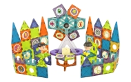 Klocki Magnetyczne Budowle 3D Diabelski Młyn 155 Elementów