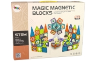 Klocki Magnetyczne Budowle 3D Diabelski Młyn 155 Elementów
