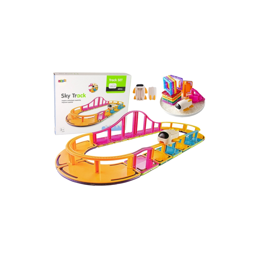 Magnetinės kaladėlės "Sky Track" 29 vnt