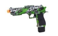 Elektryczny Pistolet Na Kulki Wodne Strzałki 2w1 Zielony