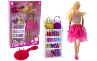 Lucy Doll, Pink Glitter Dress, Shoes Set