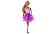 Lėlės Lucy violetinės blizgančios suknelės rinkinys