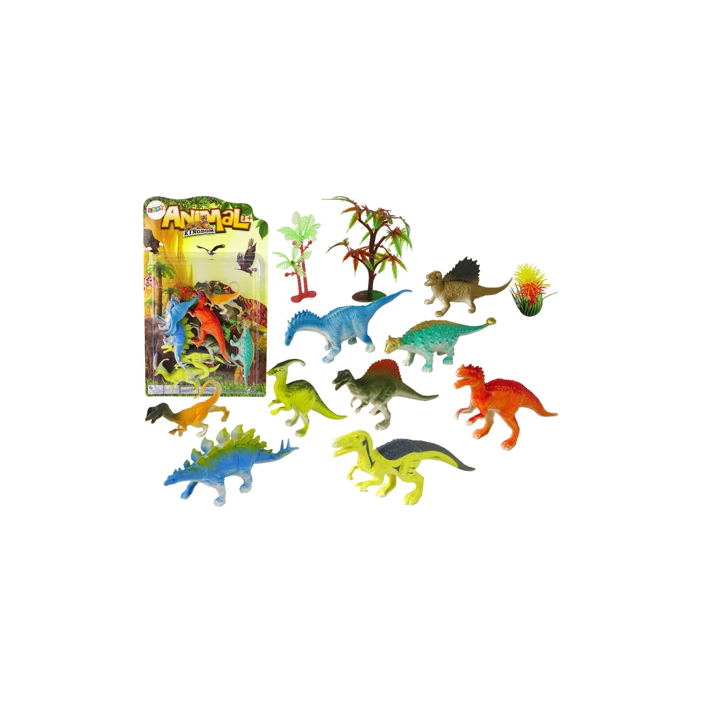 Zestaw Figurek Dinozaurów 9 sztuk Kolorowe
