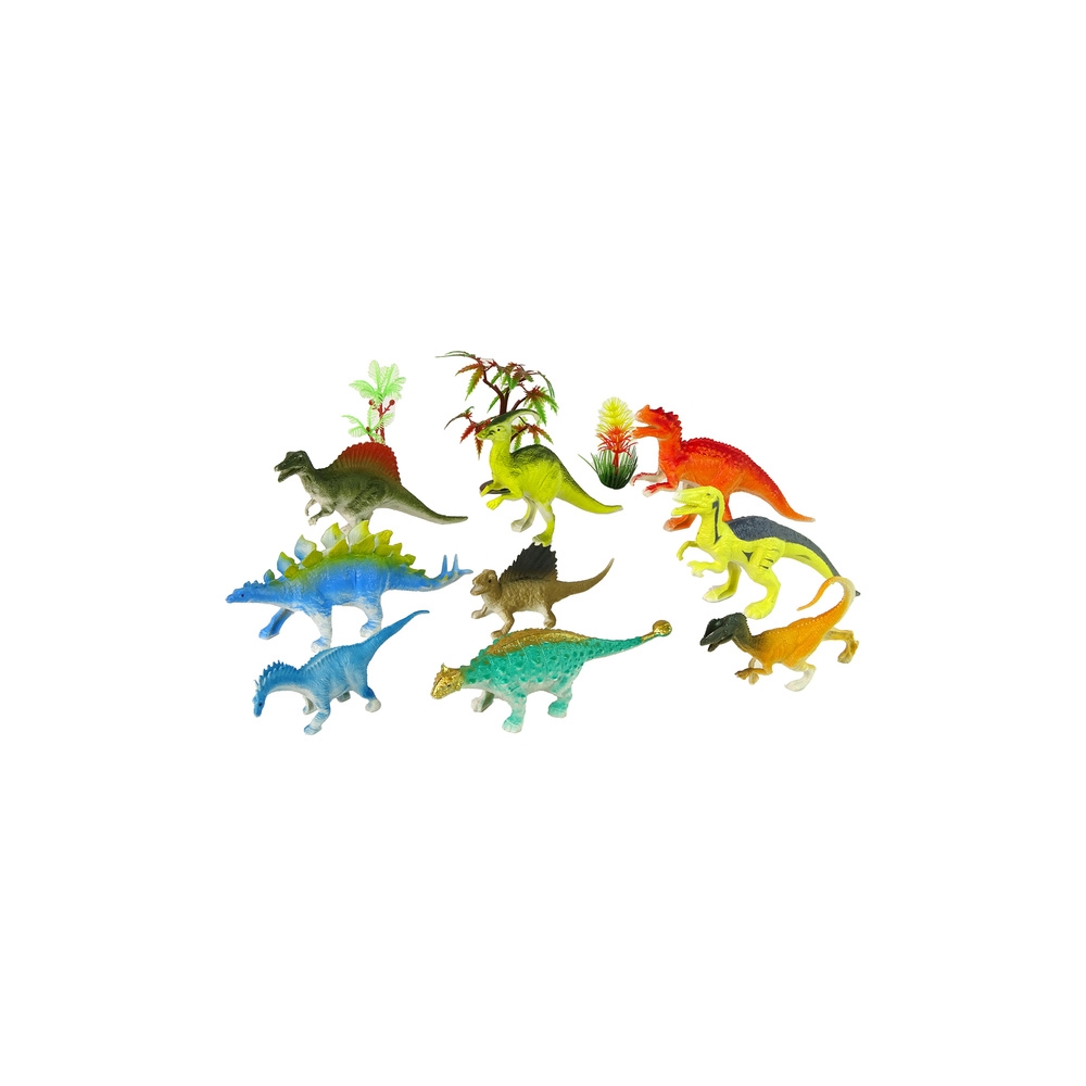 Zestaw Figurek Dinozaurów 9 sztuk Kolorowe