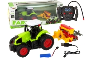 Agricultural Vehicle Tractor with Baler R/C 1:16 Green