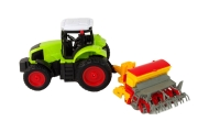 Žemės ūkio transporto priemonė Traktorius su presu R/C 1:16 Žalias