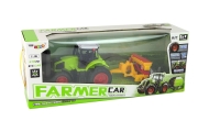 Agricultural Vehicle Tractor with Baler R/C 1:16 Green