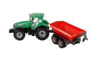 Green Tractor with Red Trailer Fractal Drive