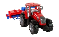 Red Tractor with Plough Friction Drive