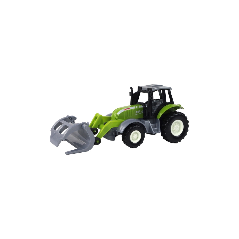 Traktor Koparka Zielony Krokodylek Pojazd Rolniczy