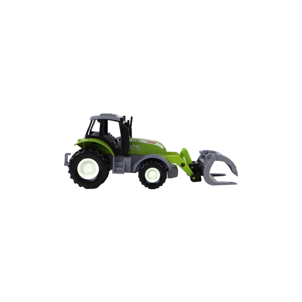 Traktor Koparka Zielony Krokodylek Pojazd Rolniczy