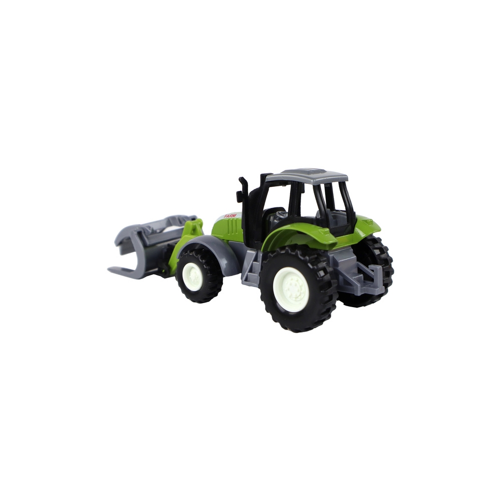 Traktor Koparka Zielony Krokodylek Pojazd Rolniczy