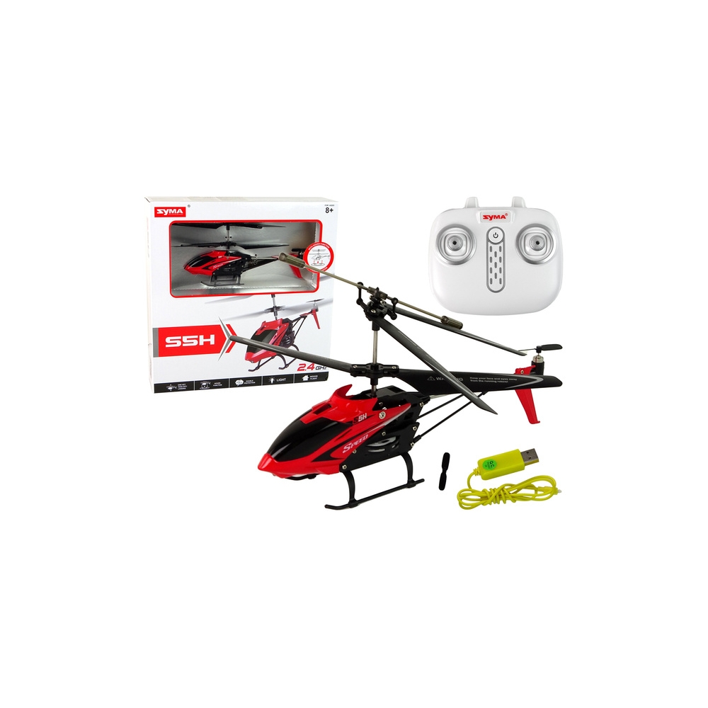 Zdalnie Sterowany Helikopter S5H SYMA Czerwony