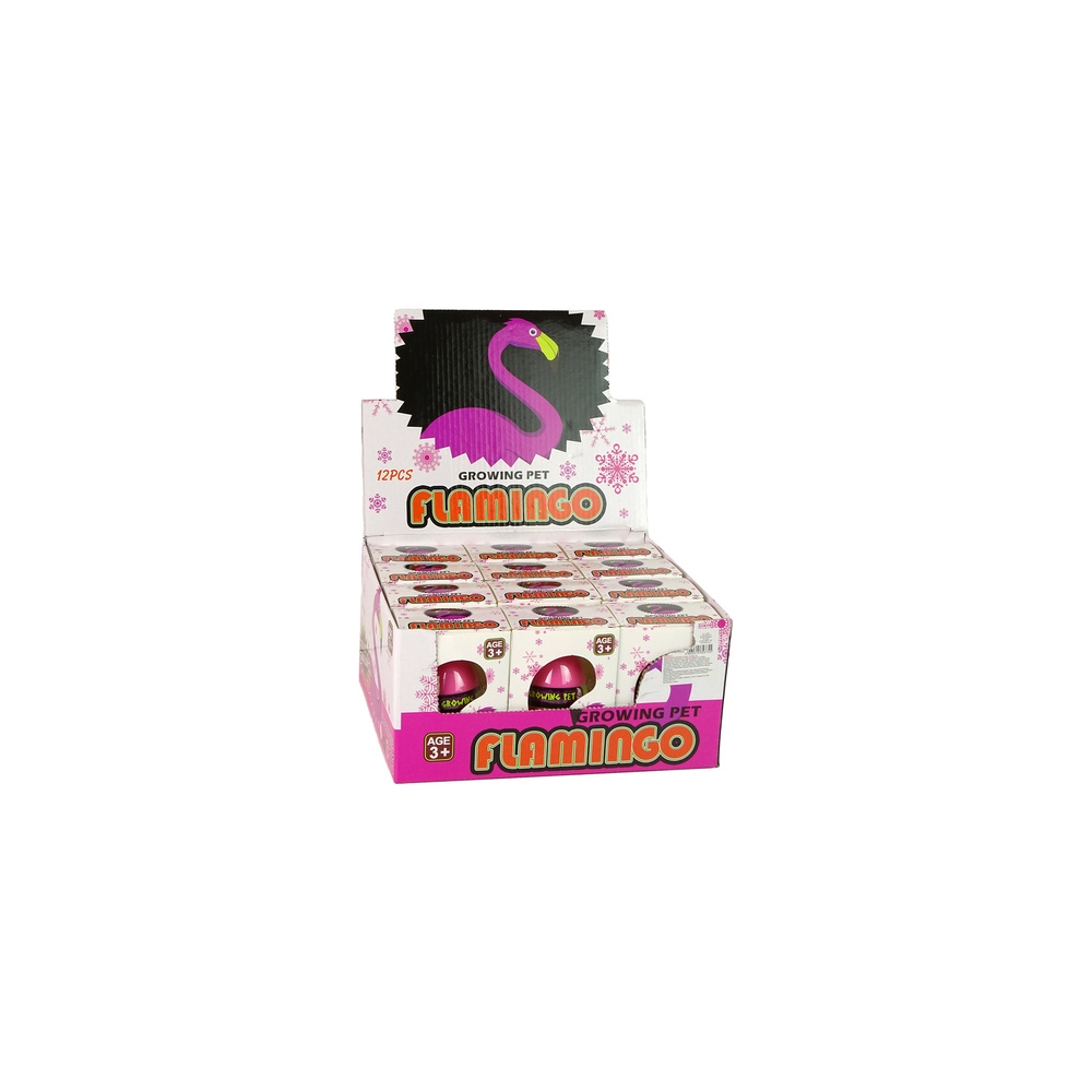 Augantis kiaušinis Flamingo 6cm rožinis