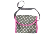 Baby Doll Stroller 2-in-1 Carrycot Bag Pink Stars