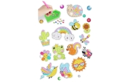 Diamond Embroidery Sticker Set Animals Garden Rainbow Mosaic