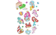 Diamond Embroidery Sticker Set Sea World Animals Mosaic
