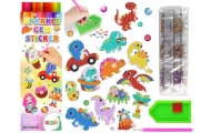Diamond Embroidery Sticker Set Dinosaurs Mosaic