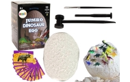 Zestaw Archeologiczny Wykopaliska Ogromne Jajo 12 Figurek Dinozaur