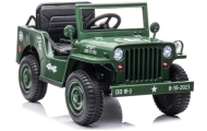 Auto Na Akumulator JH-103 Wojskowa Zieleń 4x4