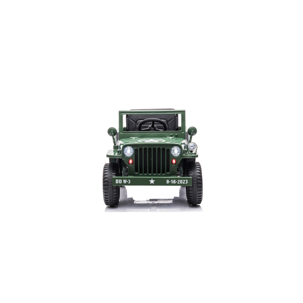 Auto Na Akumulator JH-103 Wojskowa Zieleń 4x4