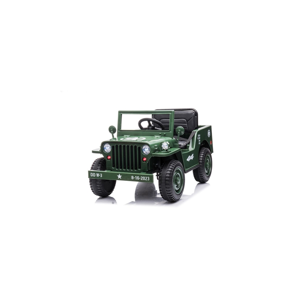 Elektromobilis JH-103 4x4, Army Green-Elektromobiliai vaikams, Visureigiai-e-vaikas