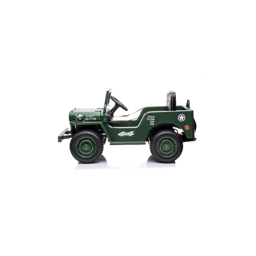 Auto Na Akumulator JH-103 Wojskowa Zieleń 4x4