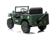 Elektromobilis JH-103 4x4, Army Green-Elektromobiliai vaikams, Visureigiai-e-vaikas