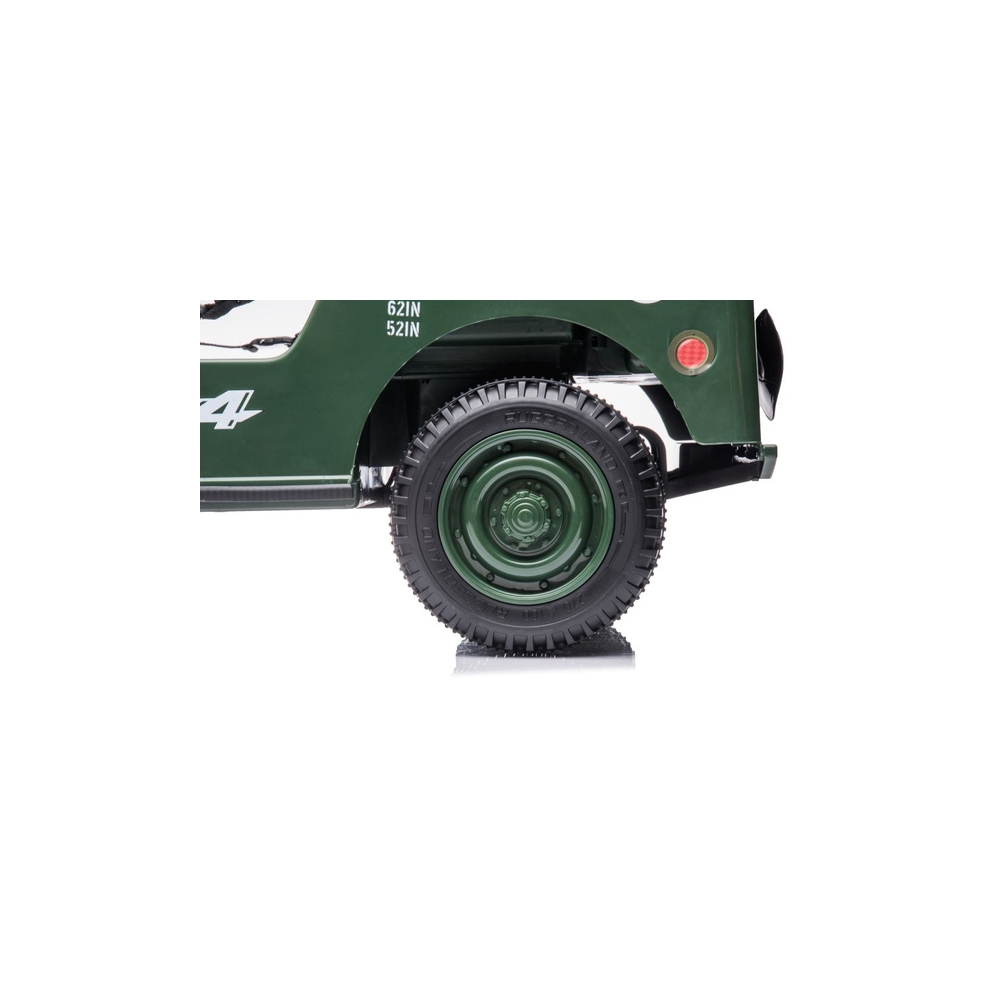 Elektromobilis JH-103 4x4, Army Green-Elektromobiliai vaikams, Visureigiai-e-vaikas