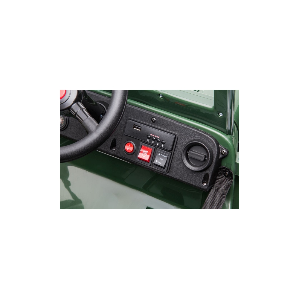 Elektromobilis JH-103 4x4, Army Green-Elektromobiliai vaikams, Visureigiai-e-vaikas