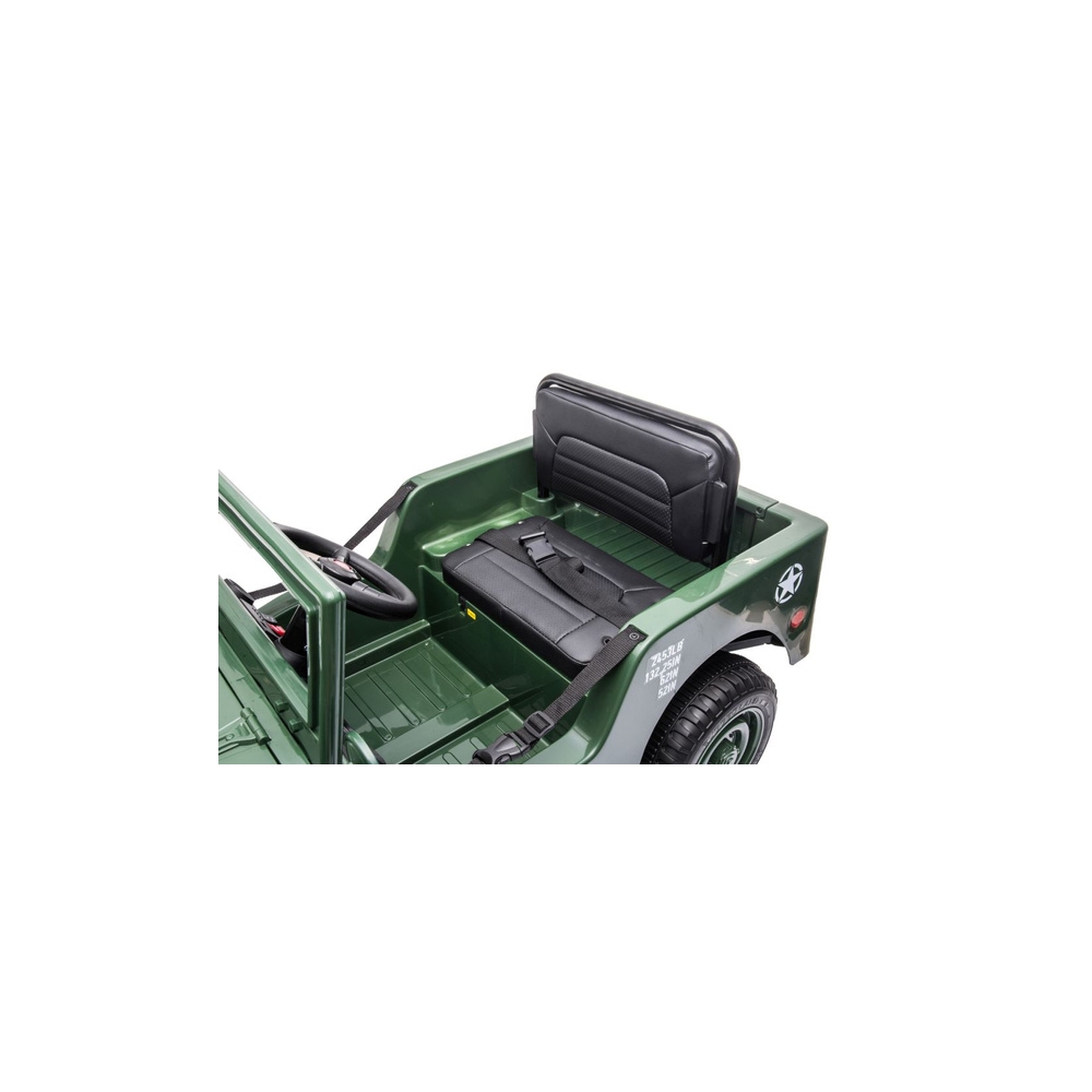 Auto Na Akumulator JH-103 Wojskowa Zieleń 4x4