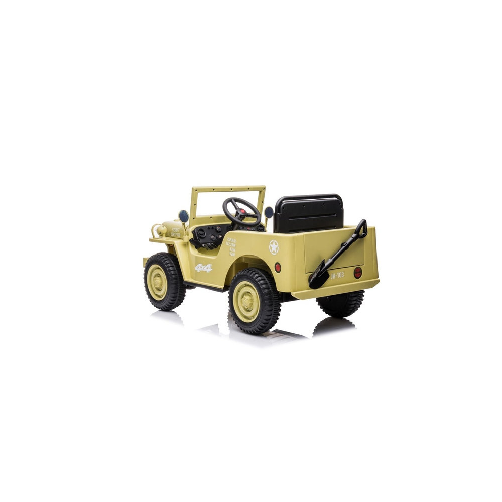 Elektromobilis JH-103 4x4, Khaki-Elektromobiliai vaikams, Visureigiai-e-vaikas