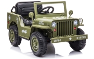 Elektromobilis JH-103 4x4, Olive Green-Elektromobiliai vaikams, Visureigiai-e-vaikas
