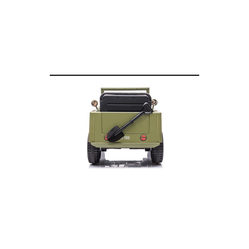 Elektromobilis JH-103 4x4, Olive Green-Elektromobiliai vaikams, Visureigiai-e-vaikas