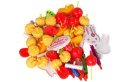 Gimtadienio rinkinys Tortas Sweetie Velcro-Žaislai, Profesijos, buities žaislai, Mažiesiems kulinarams-e-vaikas