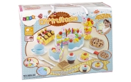 Gimtadienio rinkinys Tortas Sweetie Velcro-Žaislai, Profesijos, buities žaislai, Mažiesiems kulinarams-e-vaikas