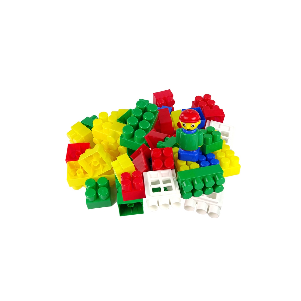 Spalvotos statybinės kaladėlės K3 Medium