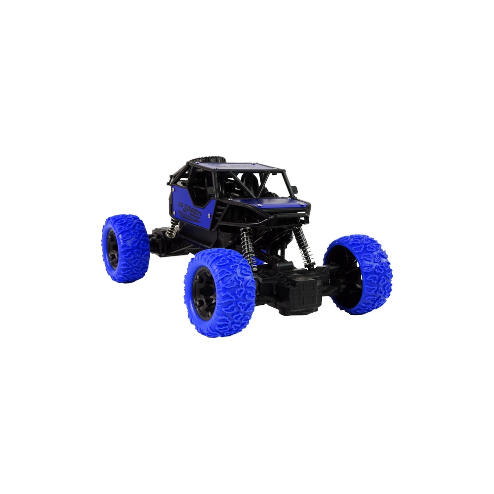 Nuotoliniu būdu valdomas R/C visureigis 1:18 mėlynos spalvos