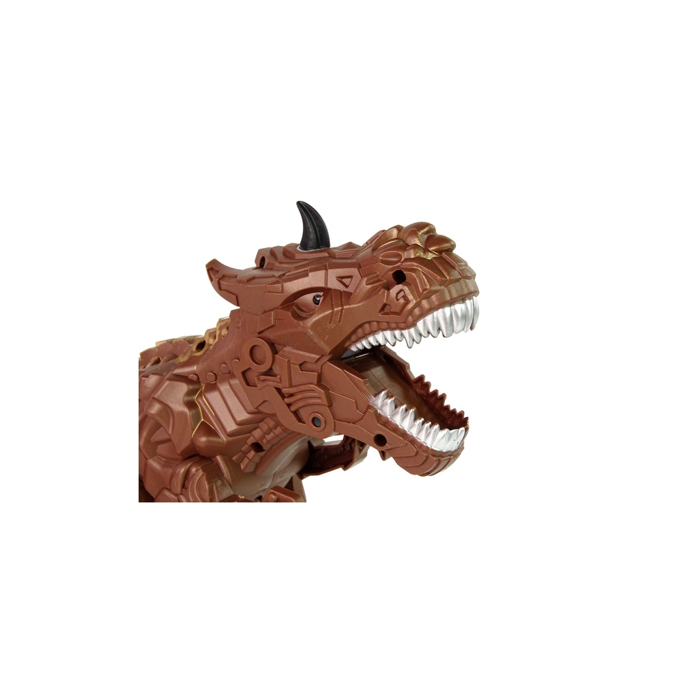 Dinozauras Nuotoliniu būdu valdomas garų projektorius rudas