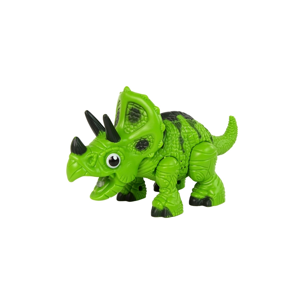 Interaktyvusis dinozauras Triceratopsas Garas Vanduo Garsas Žalias