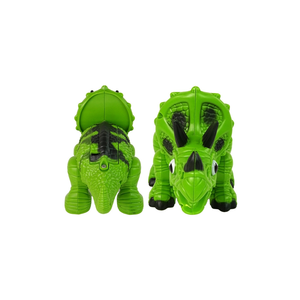 Interaktyvusis dinozauras Triceratopsas Garas Vanduo Garsas Žalias