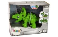 Interactive Dinosaur Triceratops Steam Water Sound Green