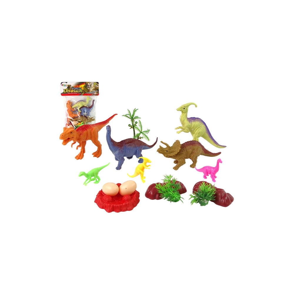Set of Dinosaur Figures with Accessories 15 Pieces