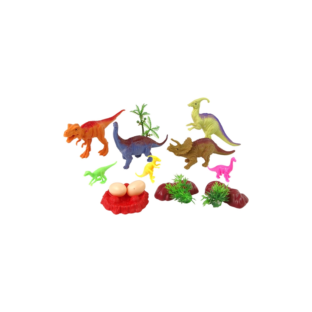 Set of Dinosaur Figures with Accessories 15 Pieces