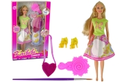 Doll Long Hair Painting Dress