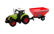 Traktor Farma Odpinana Przyczepa Na Zboże Dźwięk Zielony