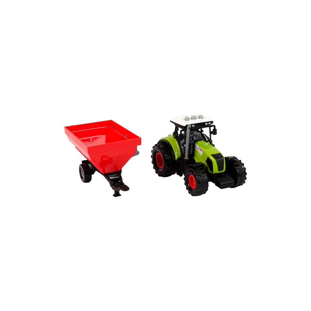 Traktor Farma Odpinana Przyczepa Na Zboże Dźwięk Zielony