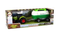 Traktor dla Dzieci z Przyczepką Cysterna Autko Farma